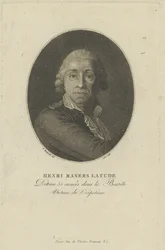 Portrét Henriho Maserse de Latude 1725-1805, c. 1793.