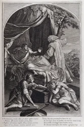 Ilustrace ze „Života sv. Bruna, zakladatele řádu Chartreux“ Paříž 1660. podle obrazů Eustache Le Sueur a rytiny Fran Sois Chauveau ©UIG/Leemage