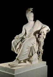 Portrét Lazare Louis Hoche (1768-1797), francouzský generál revoluce. Socha Francoise Dominique Aime Milhomme (1758-1823) Sun. 1,90 m Versailles, zámecké muzeum