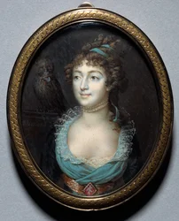Portrét mademoiselle Marie-Anne Adelaide Le Normand, c. 1793.