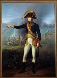 Portrét u nohou generála Charlese Leclerca (1772-1802) Obraz Francoise Josepha Kinsona (1771-1839) Malmaison, musee du chateau, 19. století