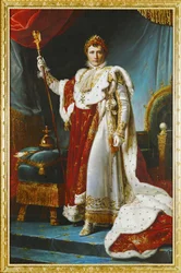 Napoleon I. v korunovačním rouchu