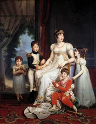 Portrét Marie-Annonciade řekla Caroline Bonaparte