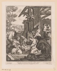 Geboorte van Christus Zde matka porodila otce (...) (titul na objektu)