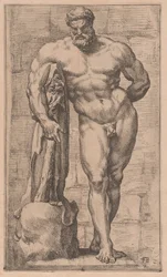 Farnese Hercules, pohled zepředu [deska 2]