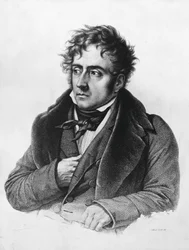 Portrét Francois-Rene, vicomte de Chateaubriand (1768-1848), francouzský spisovatel, politik, diplomat a historik.