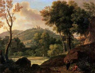 Venkov kolem Florencie, Itálie, konec 18. až 19. století