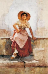 Florentská květinová dívka