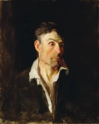 Portrét muže (Richard Creifelds), kolem roku 1876 (olej na plátně)