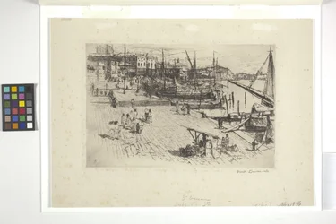 Riva Degli Schiavoni (deska 1) (inkoust)