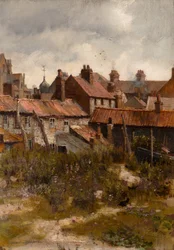 Downalong, St Ives (olej na desce)