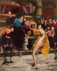 Řecký běžec Ladas padá mrtev, když si jde pro korunu do Olympie