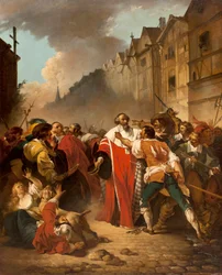 President Mole Manhanded by Insurgents, 177879