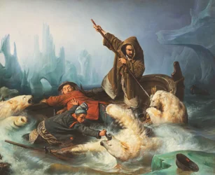Boj s ledními medvědy, 1839.