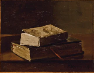Zátiší se dvěma knihami, 1858