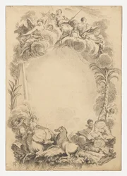Design pro erb na počest Williama Earla Cowpera (asi 1665-1723)