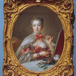 Madame de Pompadour na záchodě.