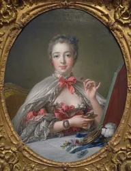 Portrét markýze de Pompadour 1721-1764, 1750