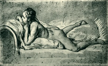 Ležící ženský akt, 1751, 1943.