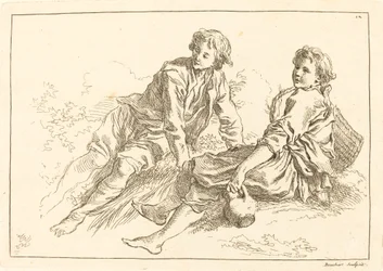 Ležící Shepherd Boys