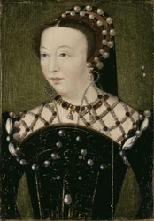 Portrét Kateřiny Medicejské 1519-1589, kolem roku 1575.