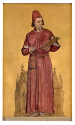 Malíř Hans Memling (olej na plátně)