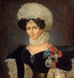 Portrét princezen Taťány Vasilievny Golitsyny 1783-1841, 30. léta 19. století