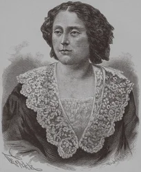 Portrét princezny Nino Aleksandrovna Griboyedova rozené Chavchavadze, 1886