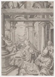 Klanění pastýřů, ca. 1522-25.