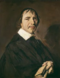 Portrét pastora Hermana Langélia, profesora univerzity v Leidenu, kolem roku 1660