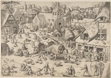 Veletrh v Hobokenu, asi 1559.