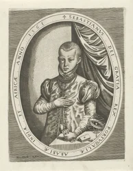 Portrét Sebastiana I. z Portugalska Portréty králů, královen, princů a princezen (název série)