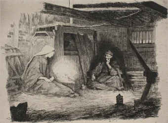 Marie, Ježíšek a Josef na Štědrý den