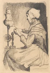 Vzorový talíř: Spinning Wife