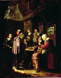 Šarlatán (olej na dřevě)