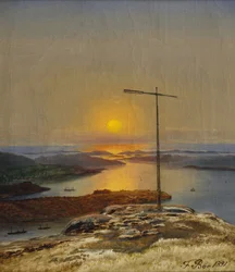 Pohled z Sandviksfjellet, Bergen