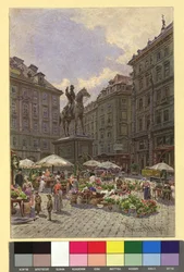 Radetzkého pomník s ministerstvem války na Am Hof