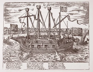 "Fin de la Guerre", válečná loď postavená pro Spojené provincie, 1585
