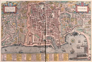 Palermo, Itálie (rytina