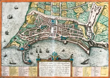 Plán Ancony (Ancona), Itálie (lept