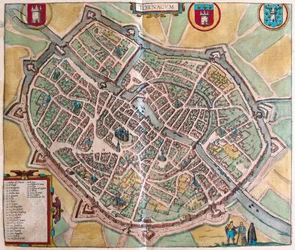 Tournai, Belgie (rytina