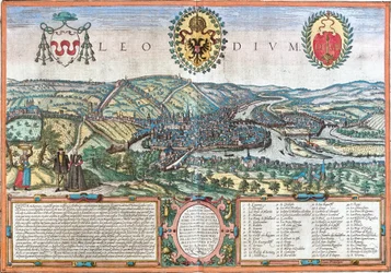Pohled na Lutych (Leodium), Belgie (lept