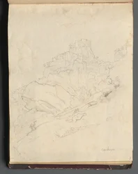 Album s pohledy na Řím a okolí, Krajinářské studie, strana 14a: "Cervera"