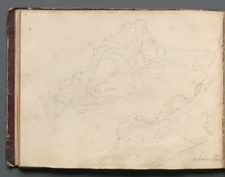 Album with Views of Rome and Surroundings, Landscape Studies, page 20b: Cervera.    1198971   cs       czech Successfully Translated  Original: The Deposition Translat: The Deposition 1218279 cs czech Successfully Translated Original: The Llotja (former st