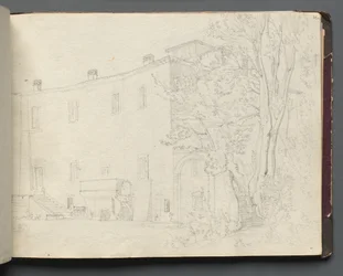 Album s pohledy na Řím a okolí, Krajinářské studie, strana 31a: Římská architektonická studie.