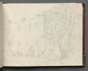 Album s pohledy na Řím a okolí, Krajinářské studie, strana 31a: Římská architektonická studie