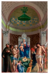 Oltář San Giobbe, c1478 1870