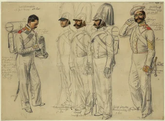 Jacob Kotscheroffskoy, Tschumarinoff Semianoffs, Lumpoff Ismailoff, Sokoloff, četař Gewdokimoff