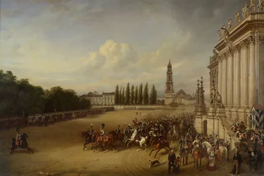 Přehlídka v Postupimi v roce 1817