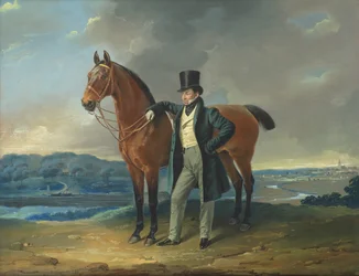 Wilhelm Christian Benecke von Groditzberg, 1828 (pastel na papíře položeném na plátně)